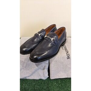 Allen Edmonds Randolph Navy Leather Bit Penny‎ Loafers 9E 464N NWT Dress Shoes